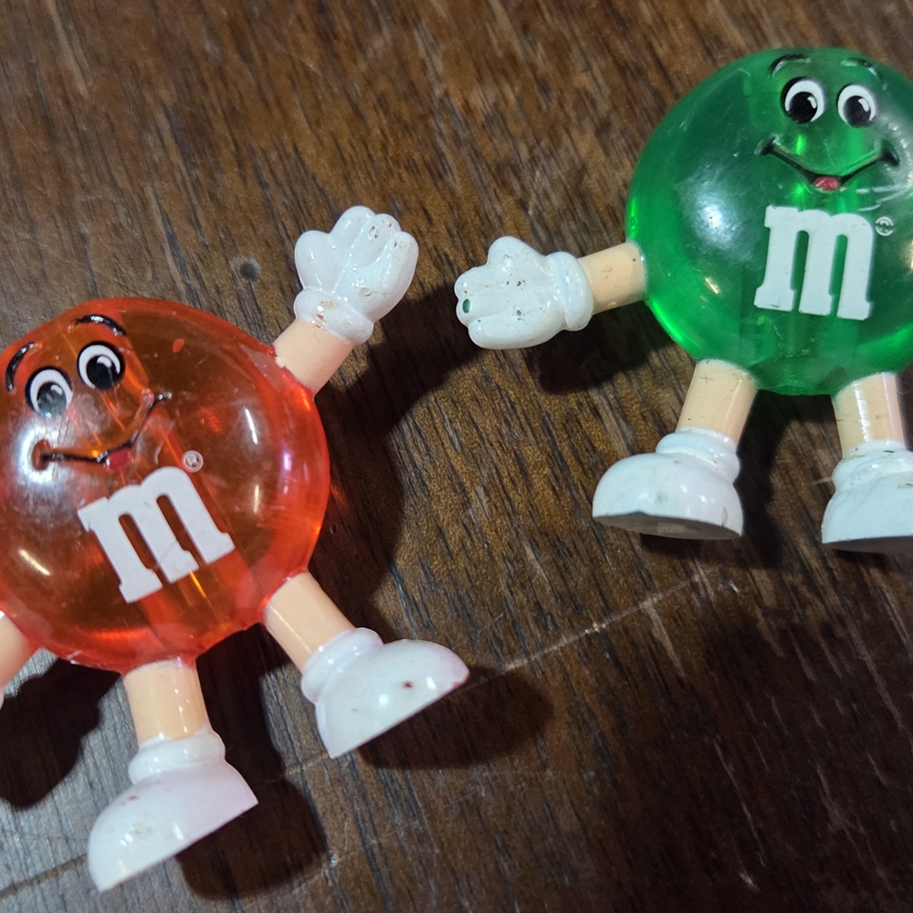 Vintage M&M'S Holiday String Light Covers in Festive Red and Green Set Of 2